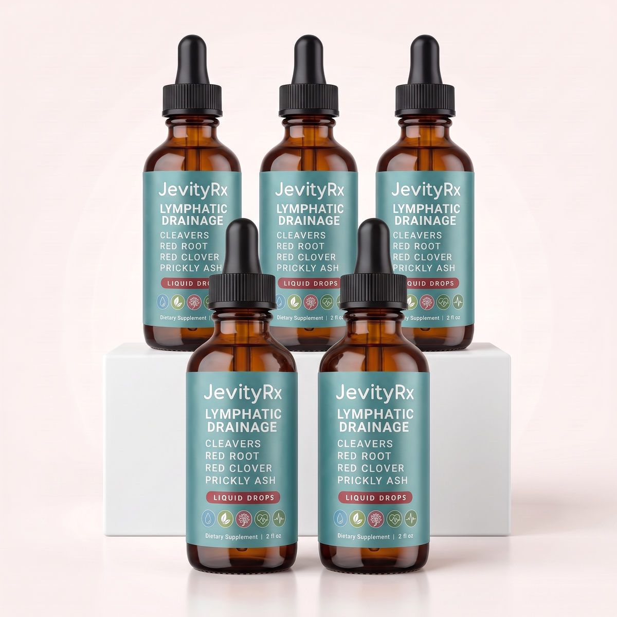 Lymphatic Drainage 5 bottle pack
