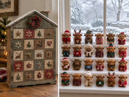 Highland Cow Mini-Figure Advent Calendar photo 2